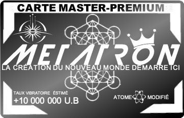 Carte Master Premium en aluminum